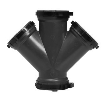 PP DBL WYE FUSEAL II 6X6X4X4"